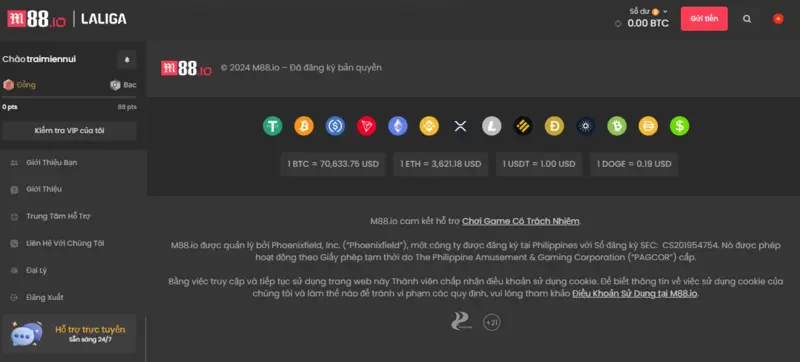 Điểm qua một vài thế mạnh của M88