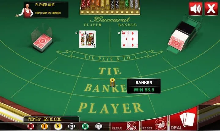 Hướng dẫn cách chơi Baccarat cho tân binh